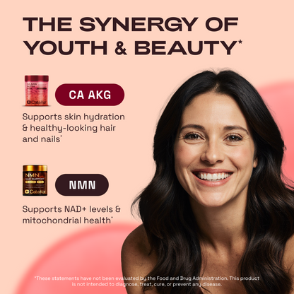 BUNDLE: Cata-Kor NMN Longevity Support & Beauty Blend (CA AKG, Hyaluronic Acid & Biotin)