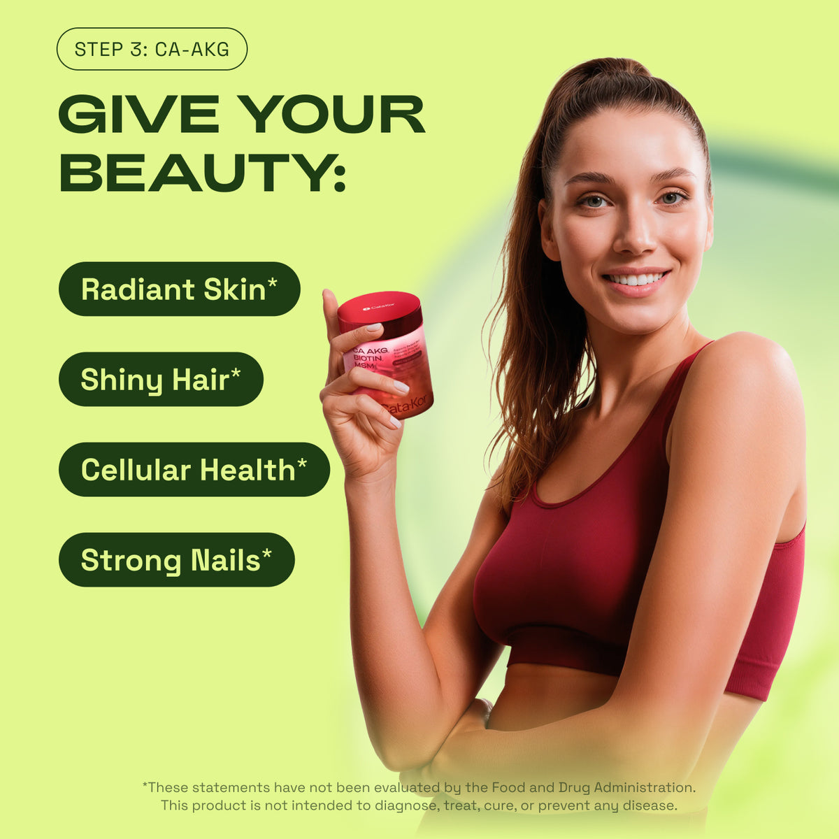 BUNDLE: Liposomal Glutathione 500 mg, NMN 1000 mg, NAD+ Advanced 500 mg, CA AKG 1000 mg, Biotin, MSM, TMG, Hyaluronic Acid