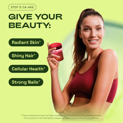 BUNDLE: Liposomal Glutathione 500 mg, NMN 1000 mg, NAD+ Advanced 500 mg, CA AKG 1000 mg, Biotin, MSM, TMG, Hyaluronic Acid