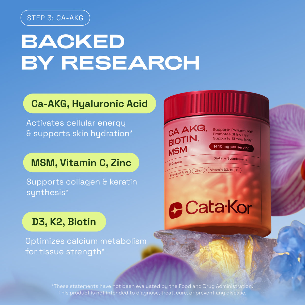 BUNDLE: Liposomal Glutathione 500 mg, NMN 1000 mg, NAD+ Advanced 500 mg, CA AKG 1000 mg, Biotin, MSM, TMG, Hyaluronic Acid