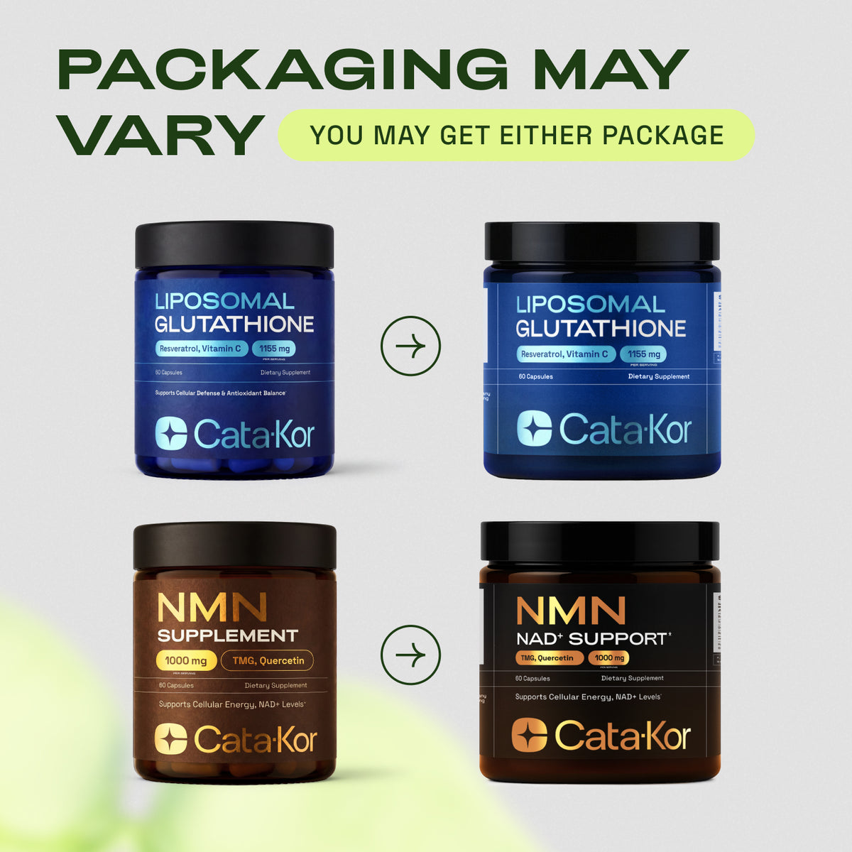 BUNDLE: NMN COMPLEX & LIPOSOMAL GLUTATHIONE