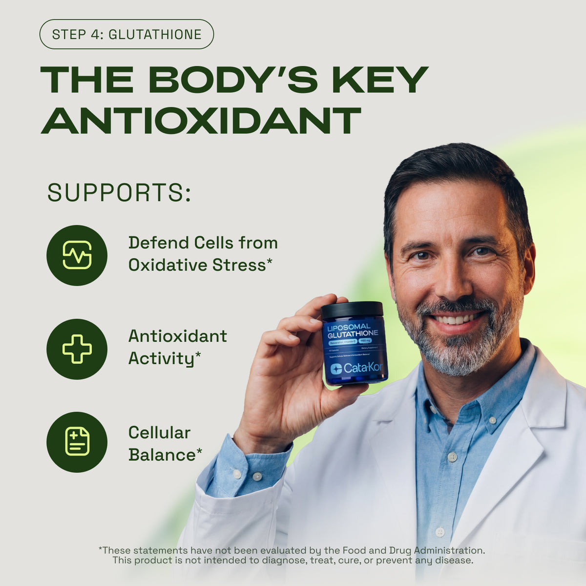 BUNDLE: Liposomal Glutathione 500 mg, NMN 1000 mg, NAD+ Advanced 500 mg, CA AKG 1000 mg, Biotin, MSM, TMG, Hyaluronic Acid
