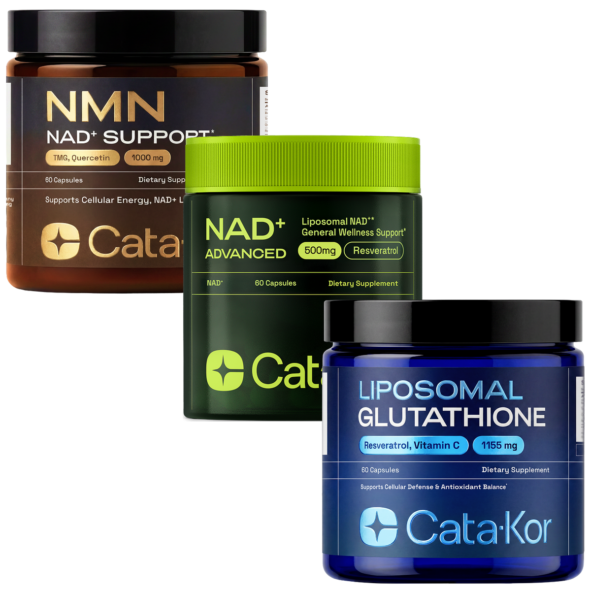 BUNDLE: LIPOSOMAL NAD+ & NMN COMPLEX & GLUTATHIONE